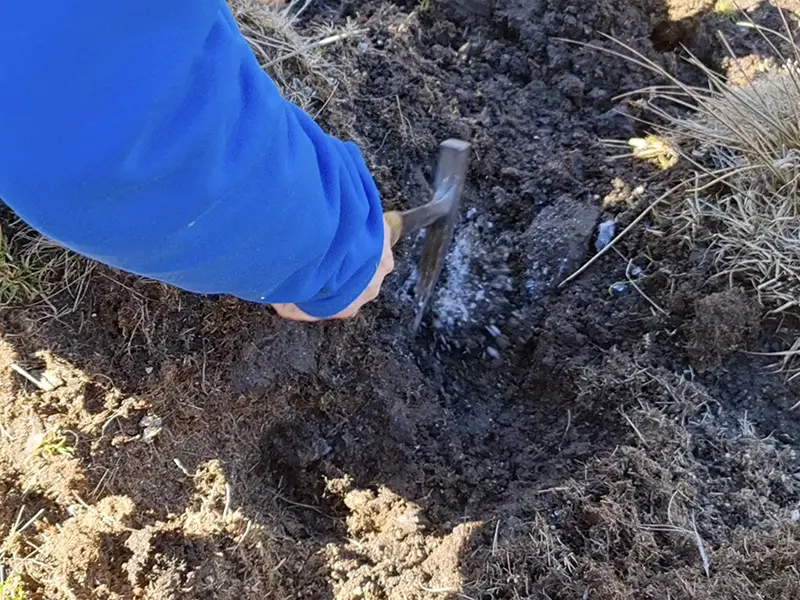 Treballs de prospecció del subsòl al Parc Nacional de Guadarrama (Madrid