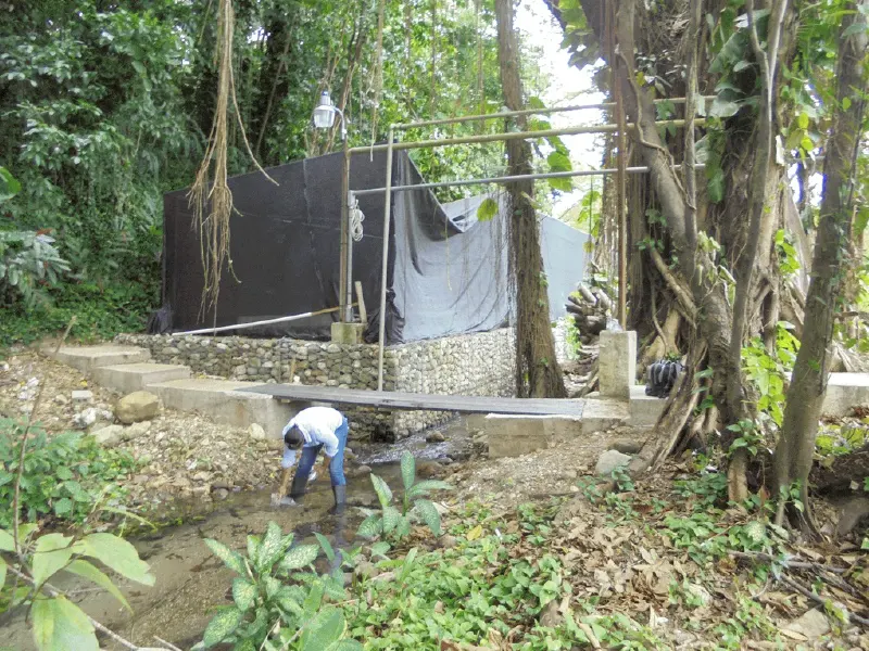 Captació d’aigua potable a Ocho Ríos, W Jamaica (image Valentí Turu 22-05-18)