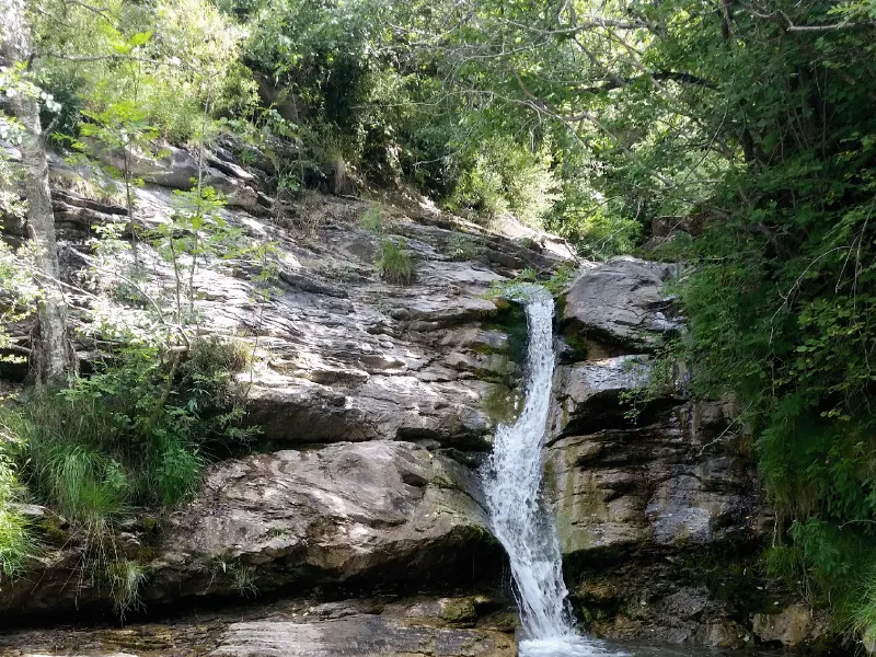 Gorgs del la Palanca de Mont-Ros, la Vallfosca (Pallars Jussà; fotogradia de Teresa Font el 31 de juliol 2016)