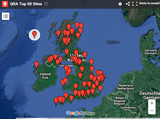 Top 50 Quaternary sites